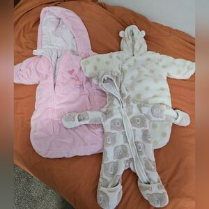 Adorable Baby Onesies and Sleeping Bag Set